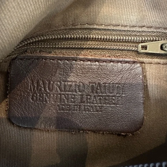 Maurizio Taiuti Genuine Leather Cowhide Bag in Brown - Picture 10 of 10